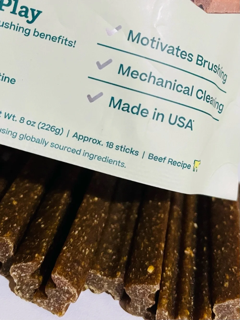NEW Bite n’ Brush Dental Refill Treat Sticks (Opened)